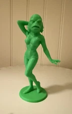 Creature From The Black Lagoon Bathing Beauty Marx Style 3D Printed 4” Figure
