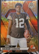 2025 Panini Mosaic - Shedeur Sanders Honey Comb Variation (RC) #290 Browns