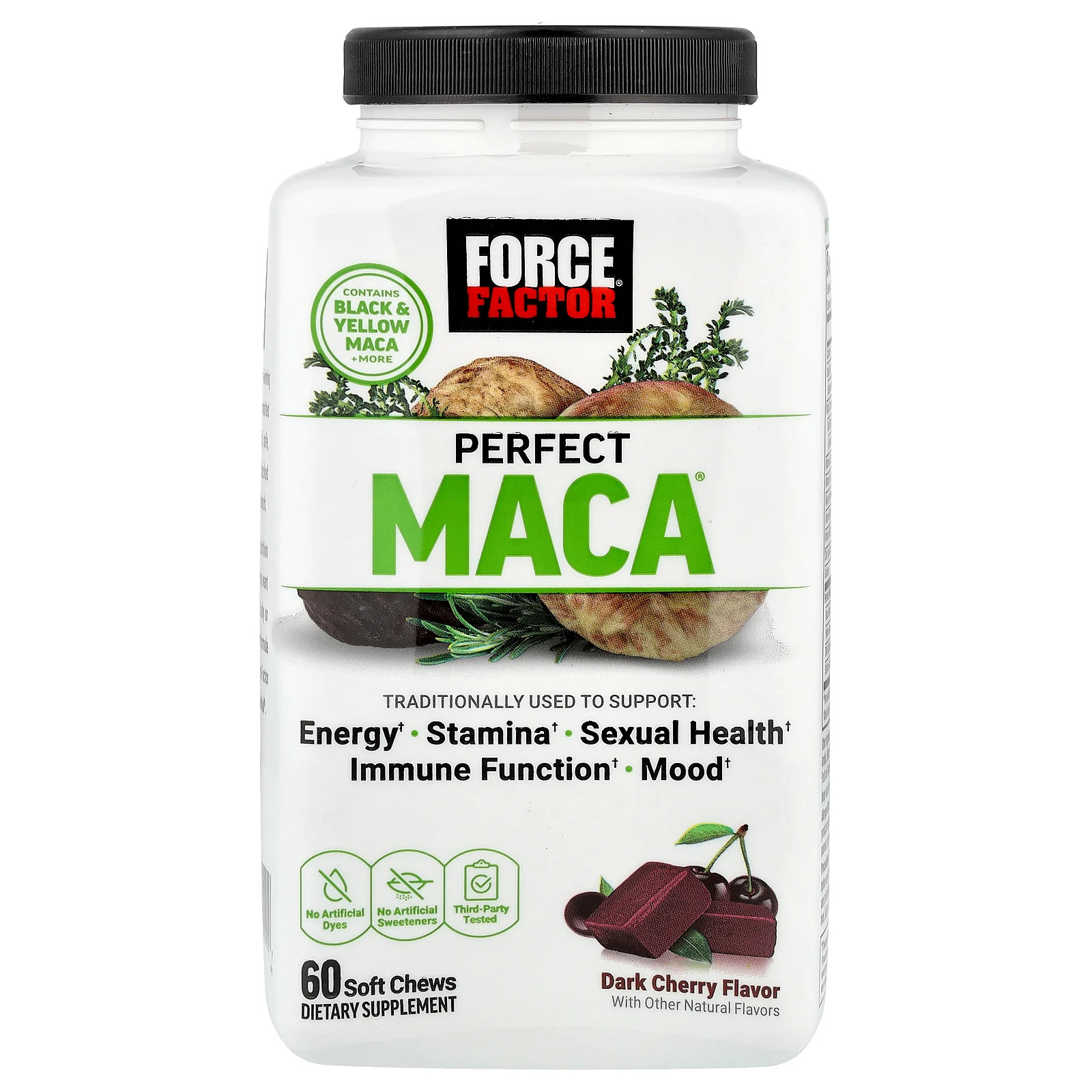 Perfect Maca®, Dark Cherry, 60 Soft Chews