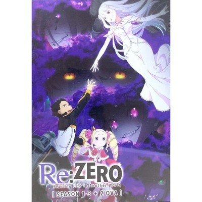 DVD Re:Zero -Starting Life in Another World S1-3+2OVA  [Japanese&English Audio]