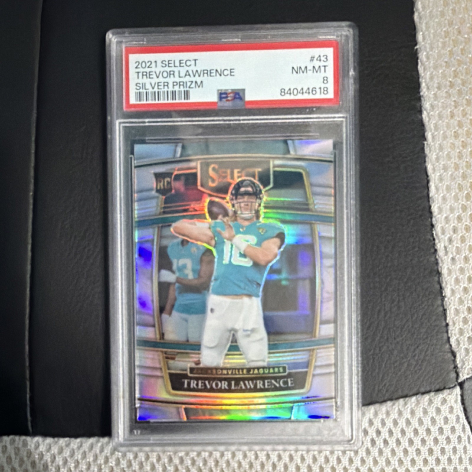 Panini 2021 Select Silver Prizm Trevor Lawrence Card #43