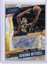 2017-18 Panini Prestige Donovan Mitchell Bonus Shots Auto (RC) Rookie #45 Cavs
