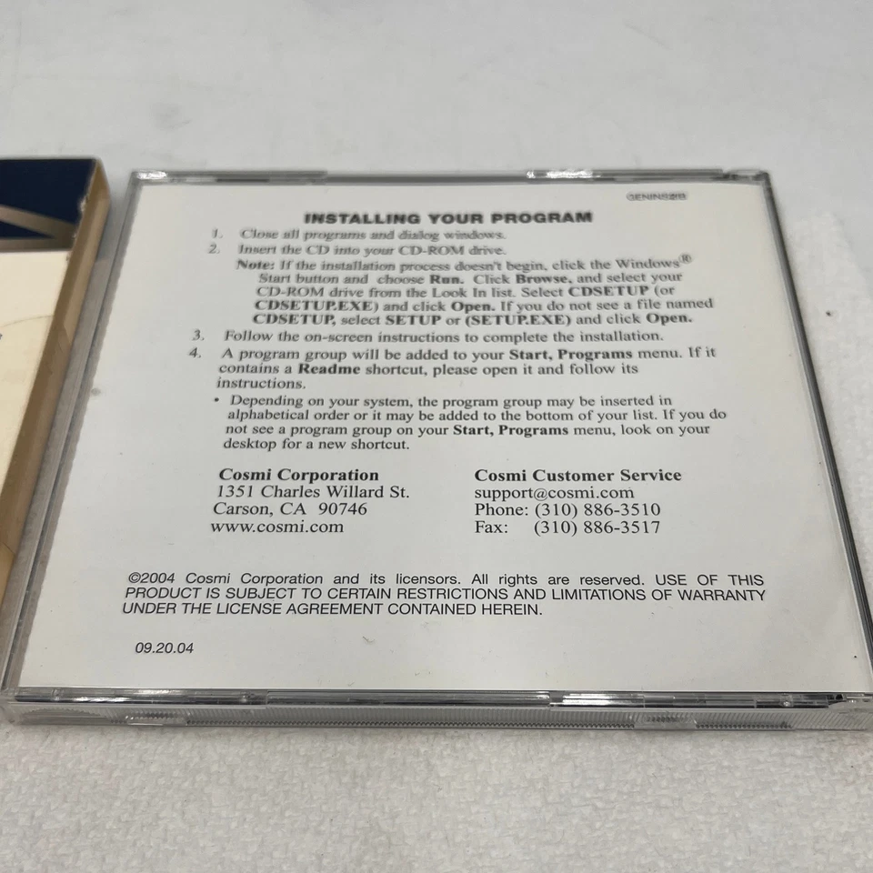 Hard to Find! Versa Check Smart Invoice Estimate Order 2005 CD-Rom PC Software - Image 4 of 4