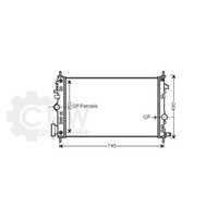 KüHler MotorküHlung FüR Opel Insignia A Stufenheck 2.0 Cdti Bj.08-17
