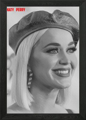 Katy Perry Sänger gerahmtes Wandbild Poster Leinwanddruck Bild