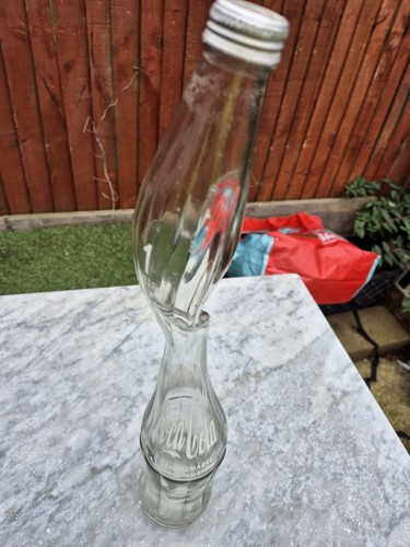 Very Rare Large 1 Litre Twisted Vintage coke bottle German Edition - Picture 2 of 9
