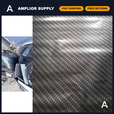 Water Transfer Printing Film 4 Sheets - Embossed Carbon Fiber Design, DIY Craft