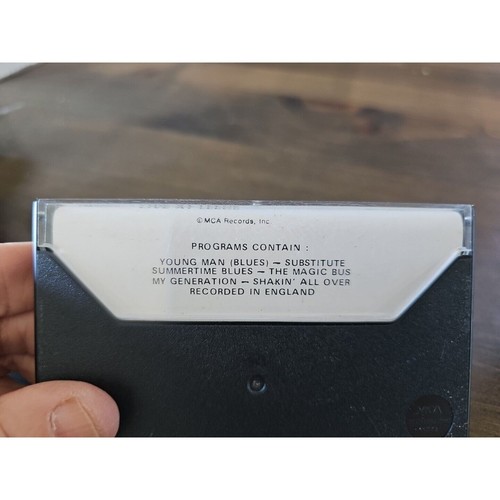 THE WHO LIVE AT LEEDS Cassette Tape 1988 Classic Rock Very Good Condition - Picture 3 of 6