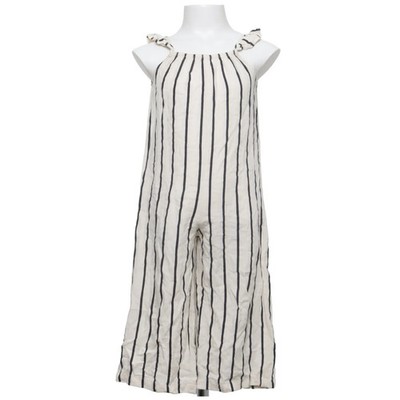 Zeeman, Jumpsuit, Größe: 110/116, Beige/Schwarz, Streifen, Mädchen #1EF