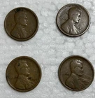 1919 S   LINCOLN WHEAT CENT LOT~ 4 COINS, Penny, Pennies