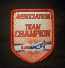 USBC Bowling Patch   Association Team Champion Award Collectible