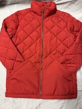 Gap Kids Girls Boys Red Diamond Quilted Winter Puffer Jacket Size XXL