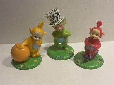 Teletubbies Ragdoll 1998 Set Applause 3 x Figur: Dipsy, Po + Laa-Laa