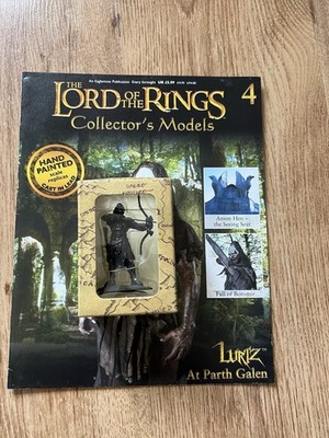 EAGLEMOSS Lord Of The Rings Collectors Model # 4 Lurtz At Parth  Galen + Mag