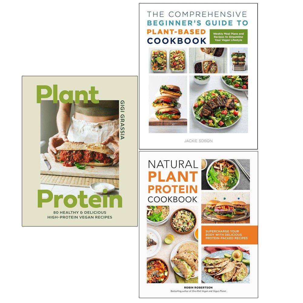 Plant Protein, Natural Plant Protein Cookbook, Comprehensive Beginner's 3 Books