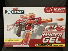 Zuru XShot Hyper Gel Trace Fire Motorized Blaster W/ 10,000 Pellets In Box