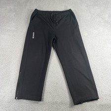 VTG Baggy Nike Sweatpants Black Swoosh Joggers Athletic Casual Pants M Y2K