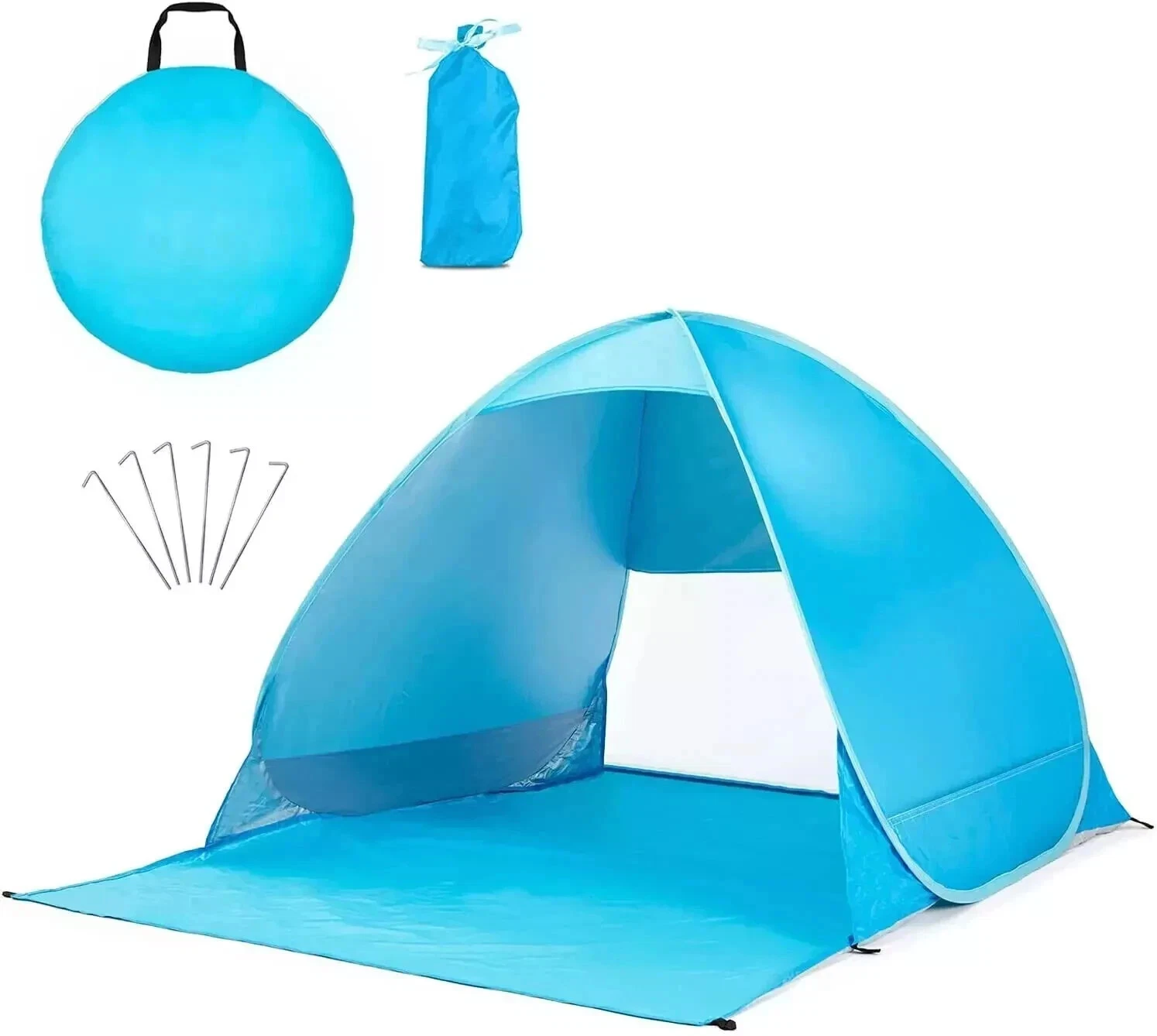 Automatic Pop-Up Beach Tent UV Sun Shelter for 3 Adults – Portable & Windproof
Opens in a new window