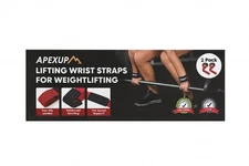 APEXUP Weight Lifting Straps – 80-Count Wrist Straps for Gym, Training & Support