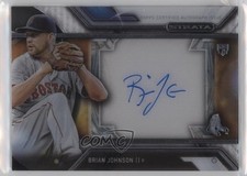 2016 Topps Strata Auto Brian Johnson #SA-BJ Auto 1d4