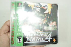 Twisted Metal 4 PS1 CIB Sony PlayStation 1999 Complete with Manual SHIPS FAST