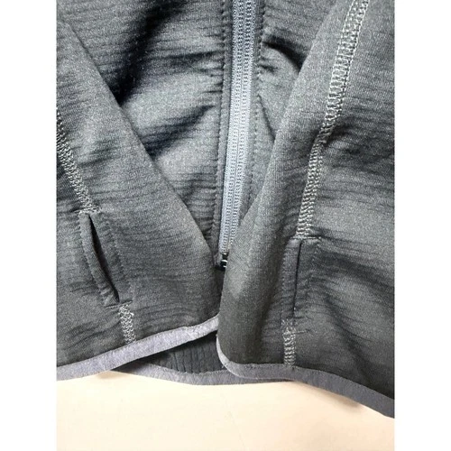 Eddie Bauer First Ascent FreeHeat Grid Fleece Jacket Mens Large Gray Full Zip image 12