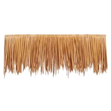 1.6x16.4 ft Artificial Thatch Roofing Mexican Style Tiki Hut Grass Skirt Roof