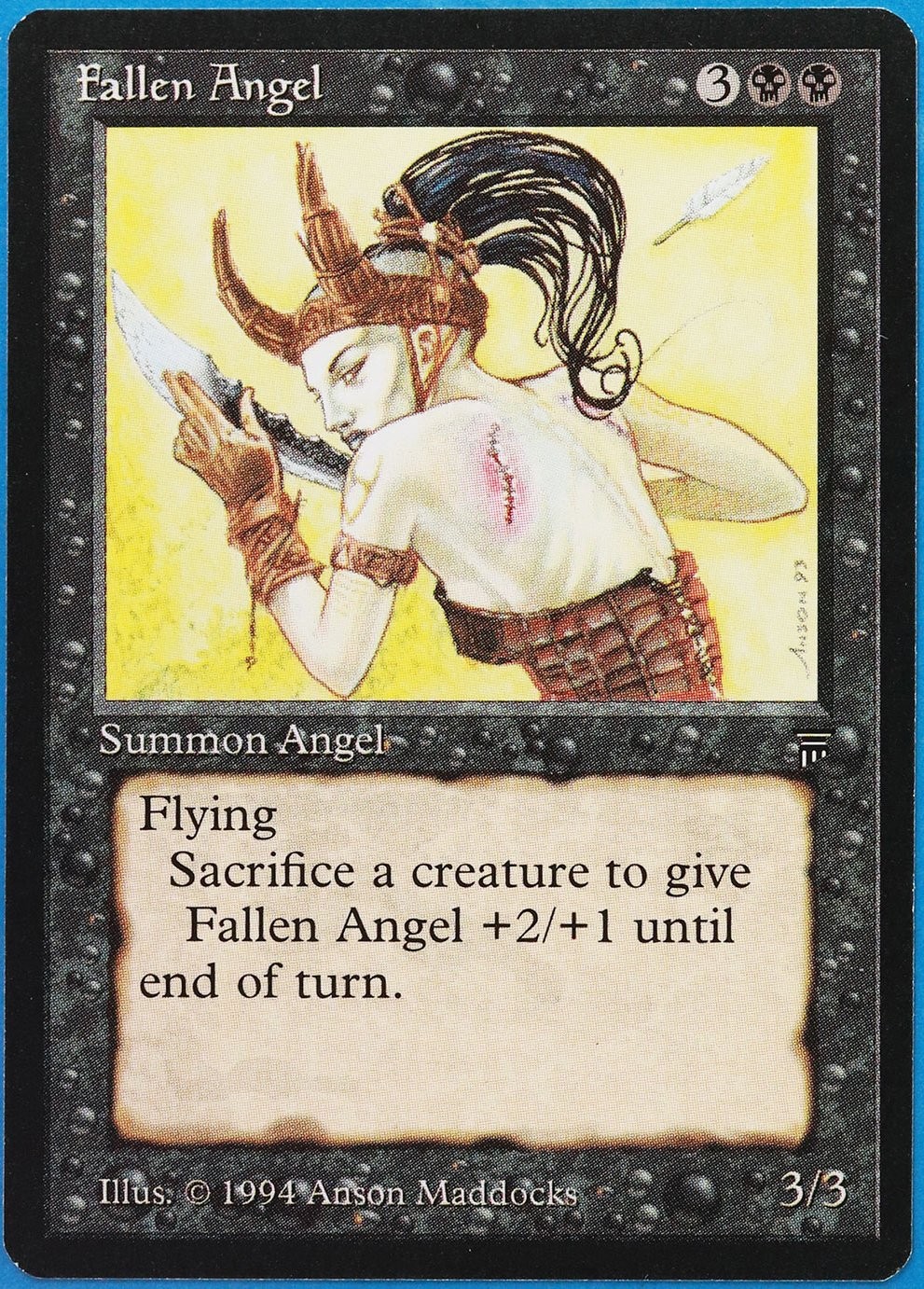 Fallen Angel Legends MINT Black Uncommon MAGIC MTG CARD (ID# 492787) ABUGames