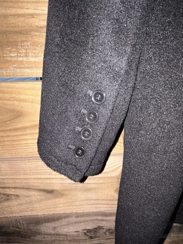 Talbots 2P Black Peacoat Alpaca/Wool EXCELLENT CONDITION - Picture 6 of 6