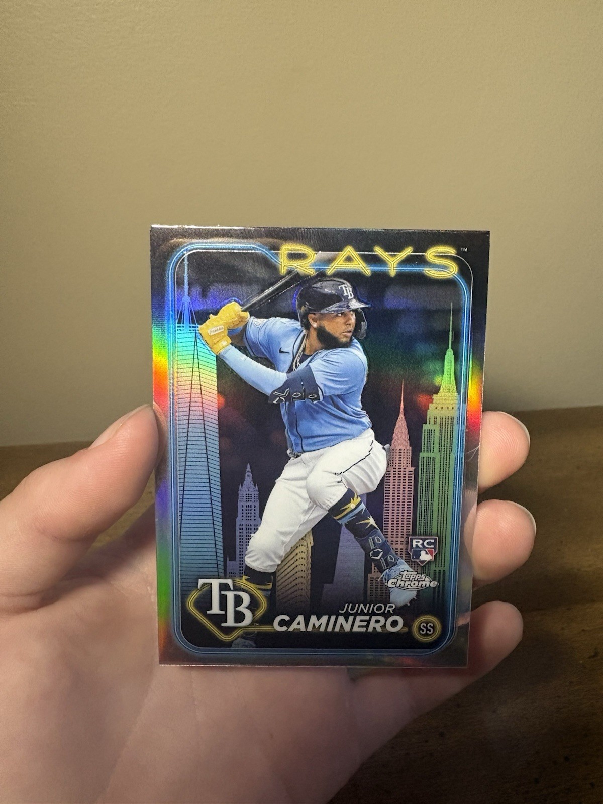 2024 Topps Chrome - Junior Caminero #213 Big Apple SSP