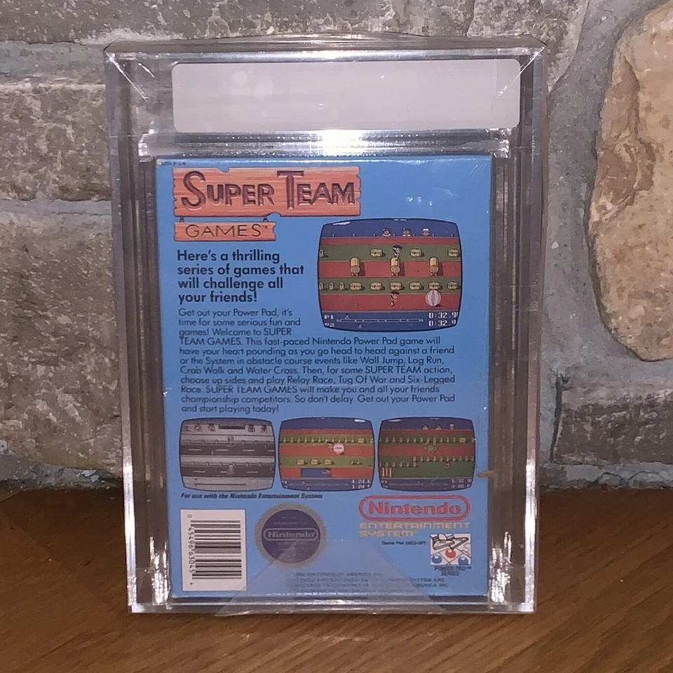 New NES Super Team Games 1998 Sealed H-Seam VGA 85 NM+ Graded Game for Power Pad - Image 4 of 4