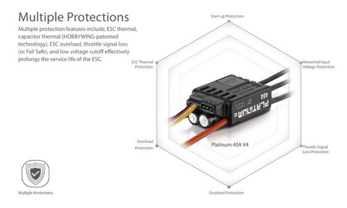 Hobbywing PLATINO 25A 40A 60A 80A 120amp *EVENTO CLEARANCE* - Foto 13 di 29