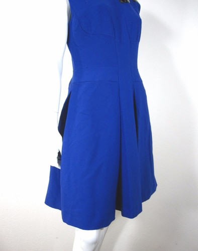 TRACY REESE NEW YORK NWT sleeveless cocktail jewel sheath dress 8 Royal Blue - Picture 5 of 12