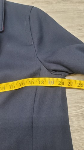 NWT Talbots Peacoat Navy Blue Cotton Twill MEDIUM Classic Tailored Short Lined - Picture 4 of 8