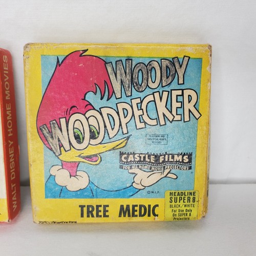Vtg Disney Castle Films 8mm Movies Island Of Mystery Woody Woodpecker Set Of 2 - Picture 4 of 7