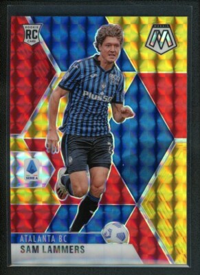 2020-21 SAM LAMMERS 87/88 PANINI MOSAIC SERIE A YELLOW RED BLUE ROOKIE RC #20