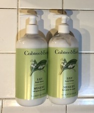 2X Pack Crabtree Evelyn LILY Muguet Body Lotion 16.9 oz/500ml Ships FREE NEW