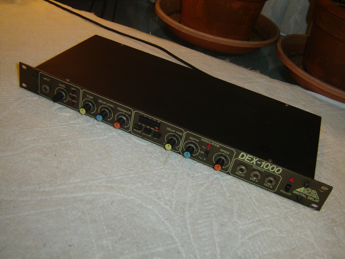 Aria DEX-1000, Digital Delay, Vintage Rack | eBay