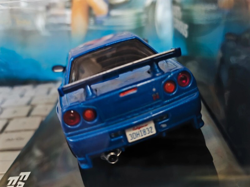 NISSAN SKYLINE GTR-R34 FAST & FURIOUS, ALTAYA, DIE CAST 1:43 NEW