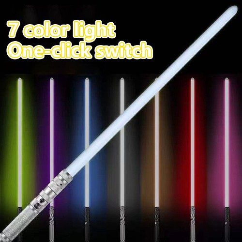 Lightsaber RGB Heavy Dueling Metal Handle Light Saber Toy 7 Colors Changeable,UK - Picture 19 of 27