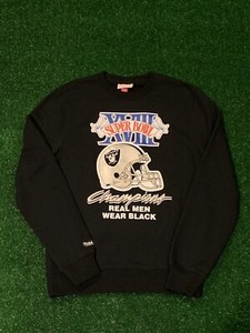 Oakland-Raiders-Mitchell-amp-Ness-NFL-GREATS-Crewneck-Size-Small