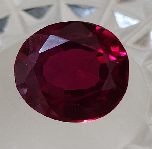 Rare 9.25 Ct Loose Mogok Red Ruby Like Corundum Oval Cut - Picture 6 of 8