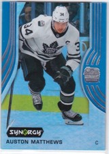 19/20 SYNERGY...AUSTON MATTHEWS...BLUE PARALLEL..# 40..MAPLE LEAFS.COMBINED SHIP