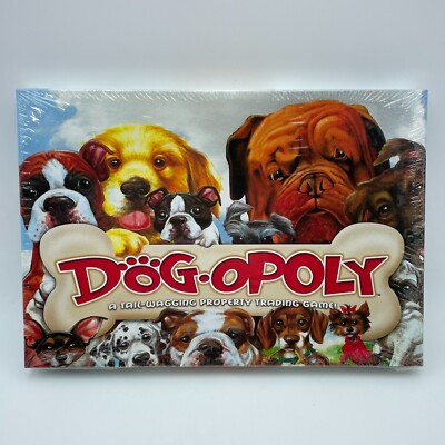 DOG-OPOLY Board Game By Late For The Sky Family Night Dog Made In USA NEW Sealed