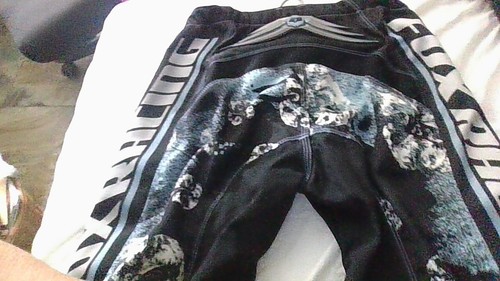 Fox Racing 180 Motocross Pants Sz 7/8 Waist 28 Inseam 26.5" Blue Hibiscus Flower - Picture 9 of 24