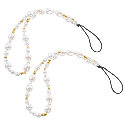 4 pcs Beaded Phone Strap Charm Aesthetic Phone Accessories Charm Cellphone - Afbeelding 2 van 12