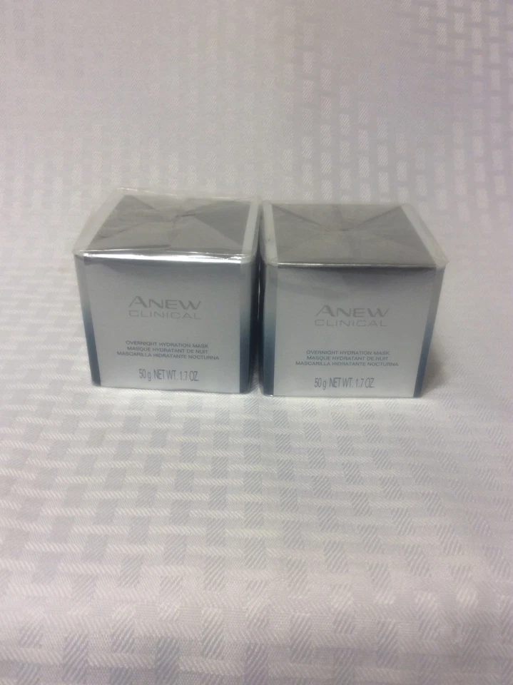 MASCARILLA HIDRATANTE NOCTURNA CLÍNICA AVON ANEW 1.7 FL. OZ. LOTE DE 2 NUEVOS/SELLADOS Foto 2 de 4
