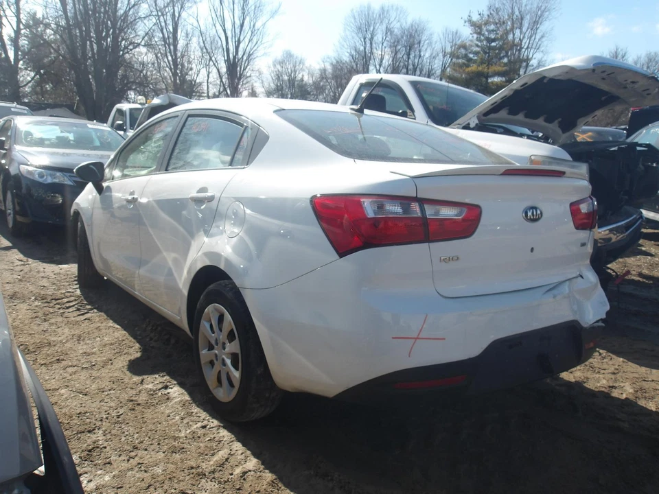 Used Left Sun Visor fits: 2014 Kia Rio without illumination w/o sunroof Left Gra - Image 4 of 4