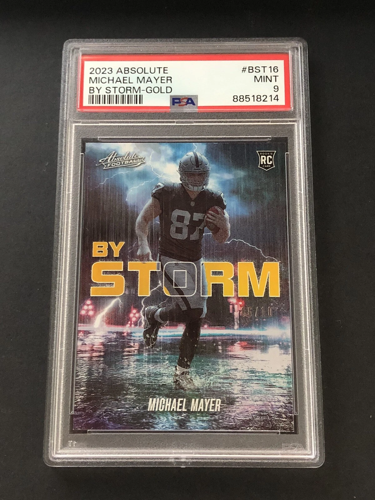 Michael Mayer Panini Absolute By Storm #BST16 Gold