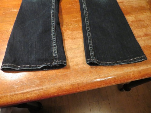 WOMENS SILVER SUKI SURPLUS BOOT CUT FLAP POCKET JEANS SIZE 29X29 - Picture 11 of 11